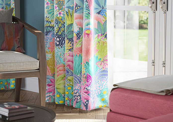 Kolkata Velvet, Rainbow - Made to Measure Curtain - Image 5